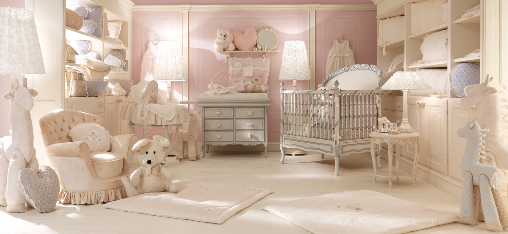 Elegancki, luksusowy pokój dla dziecka 