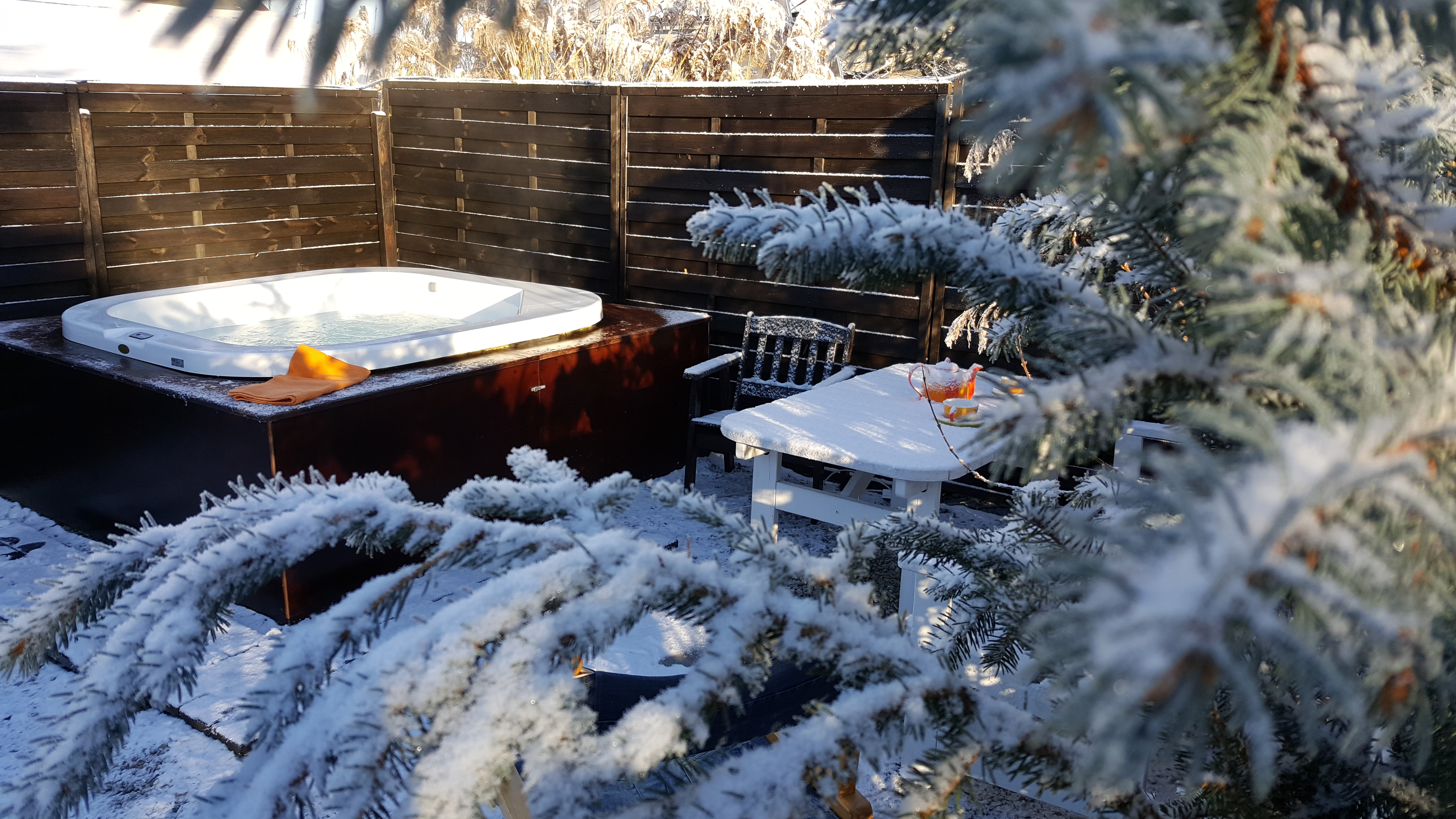 Zimowe ogrody kąpielowe
