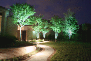 Przykładowa aranżacja, oświetlenie ogrodowe 